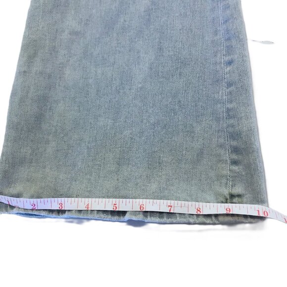 American Eagle Next Level Stretch Low Rise Distressed Flare Jeans Size 2 Regular - Picture 16 of 16